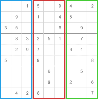 Dividir o Sudoku em blocos